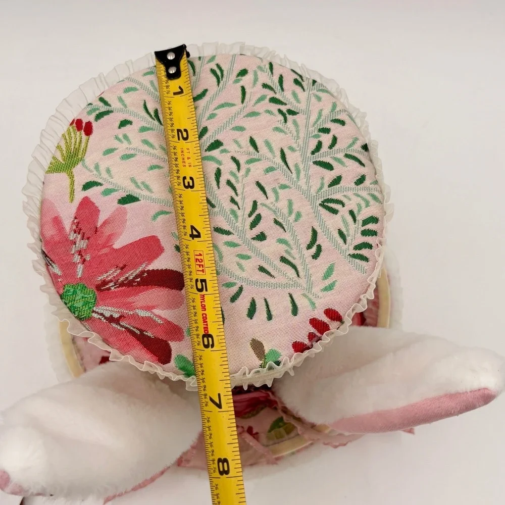 Begonia Market Tapestry Victorian Bunny Tophat‎ Mad Hatter EASTER Decor
